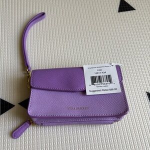 Vera Bradley Lilac Zip Wristlet Wallet